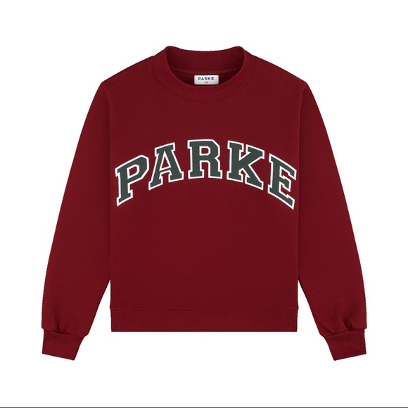 Parke Tops - Parke Holiday Varsity Mockneck L/XL